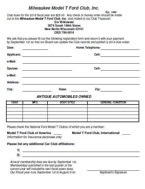 Membership Form